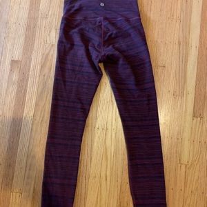Lululemon maroon leggings